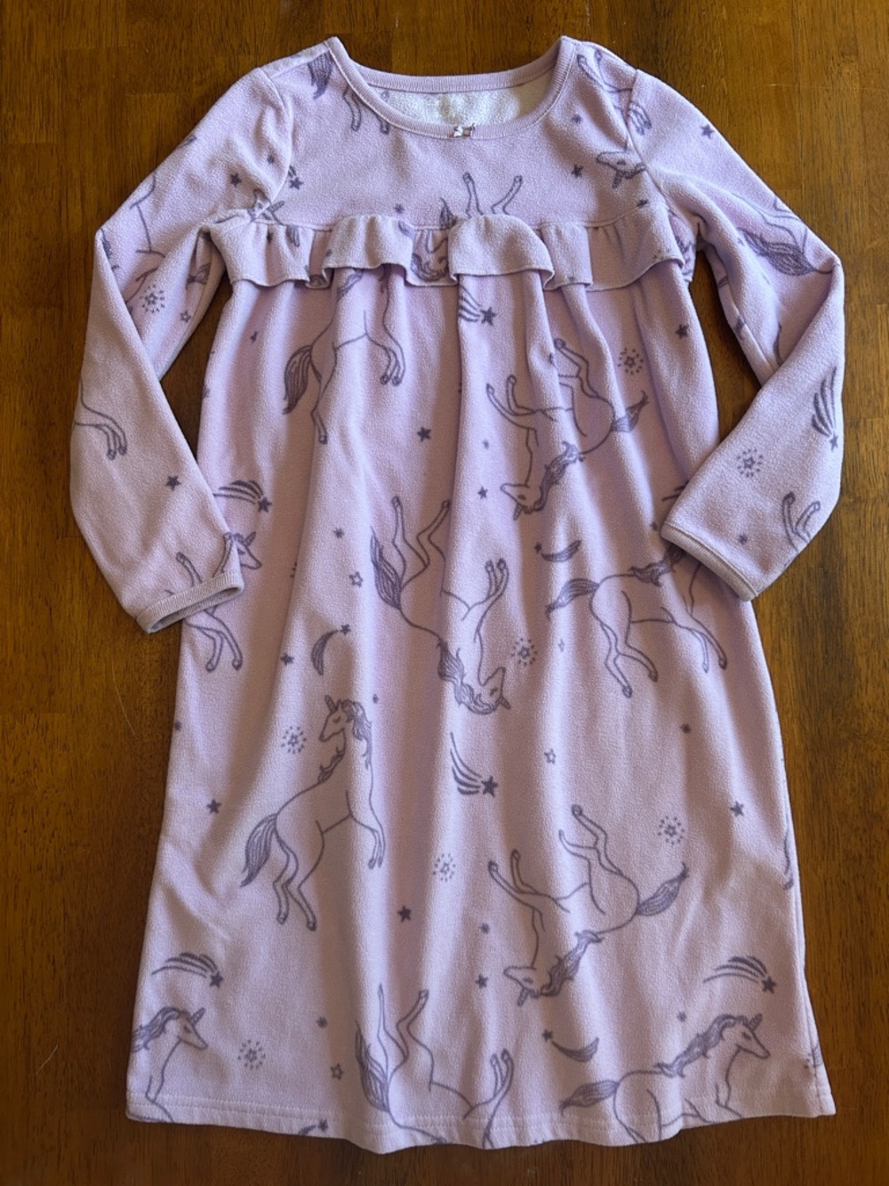 Purple Unicorn Fleece Nightgown | Girls 4-5 | Spring Pajamas | Carter’s